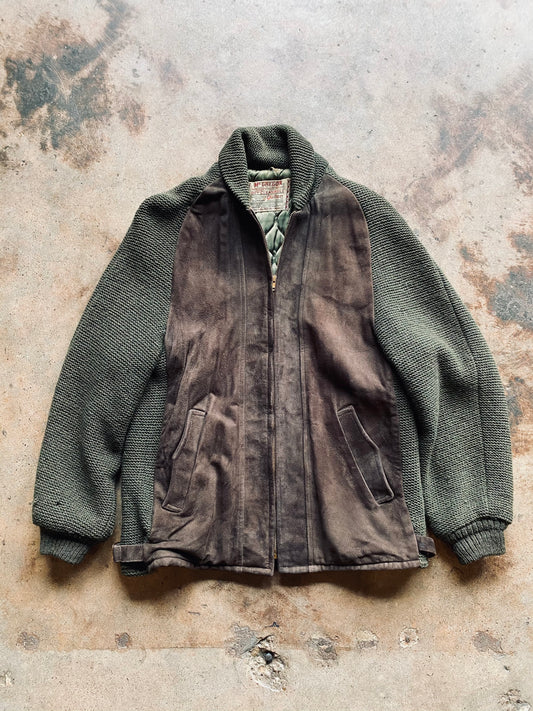 1960s McGregor Knit & Suede Jacket