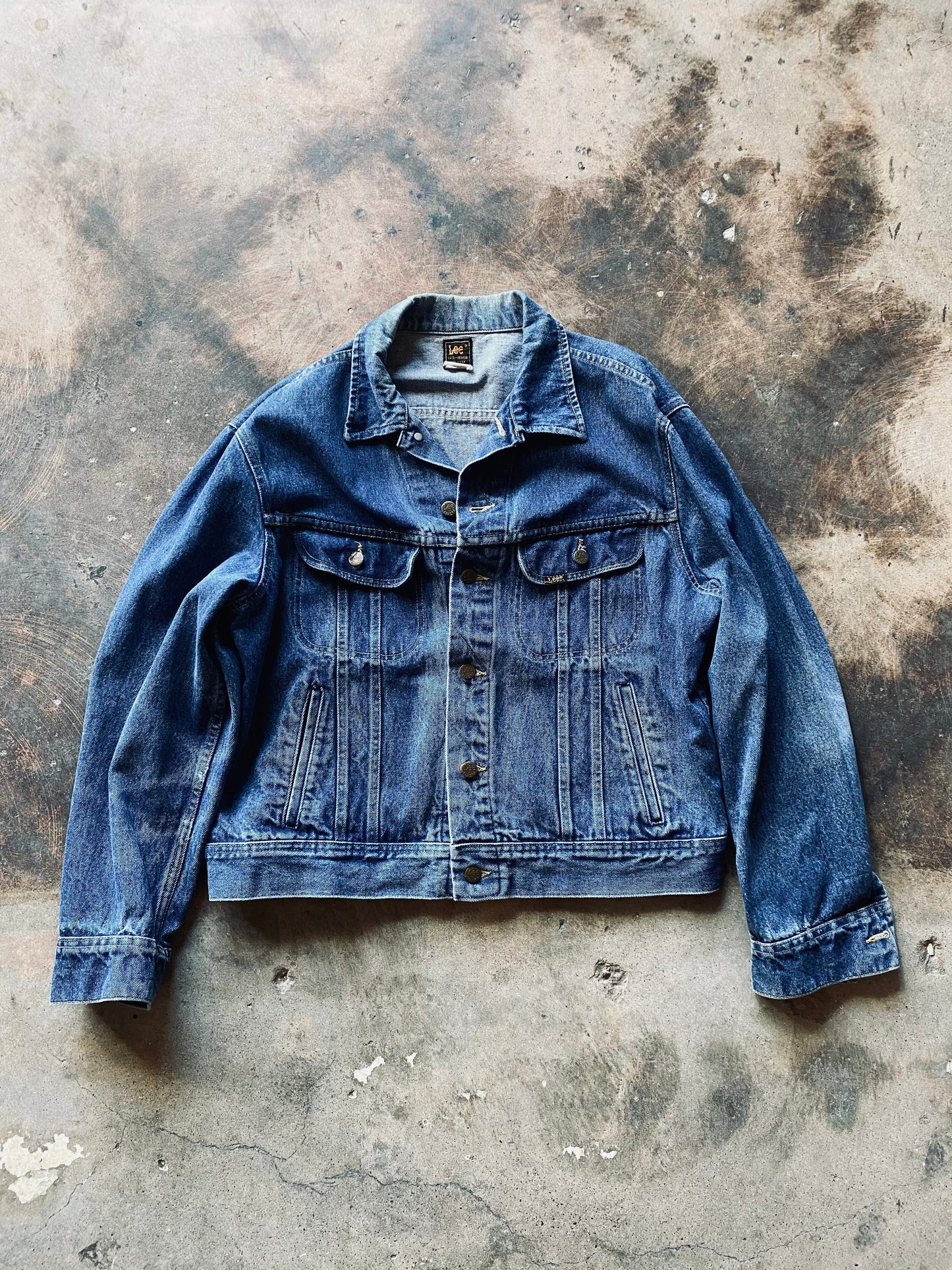 1980’s Lee Rider Denim Jacket | 48R