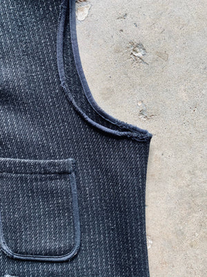 1980s Woolrich Chalk Stripe Vest
