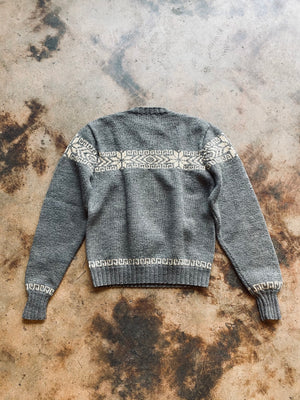 1970s Snowflake Pullover Sweater | Medium