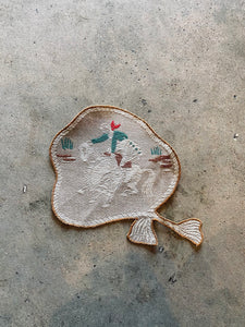 1950’s Cowboy Pattern Fabric Sew-On Patch