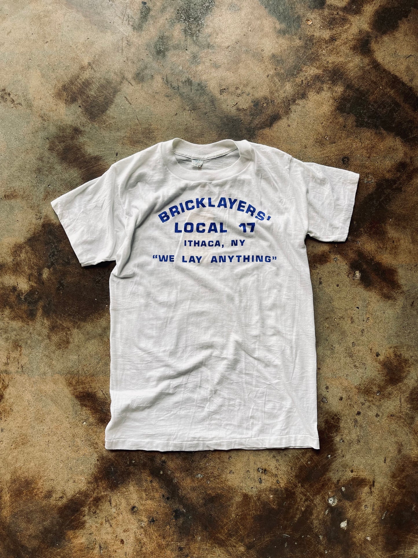 1970’s Bricklayers’ Local 17 Novelty Tee | Small