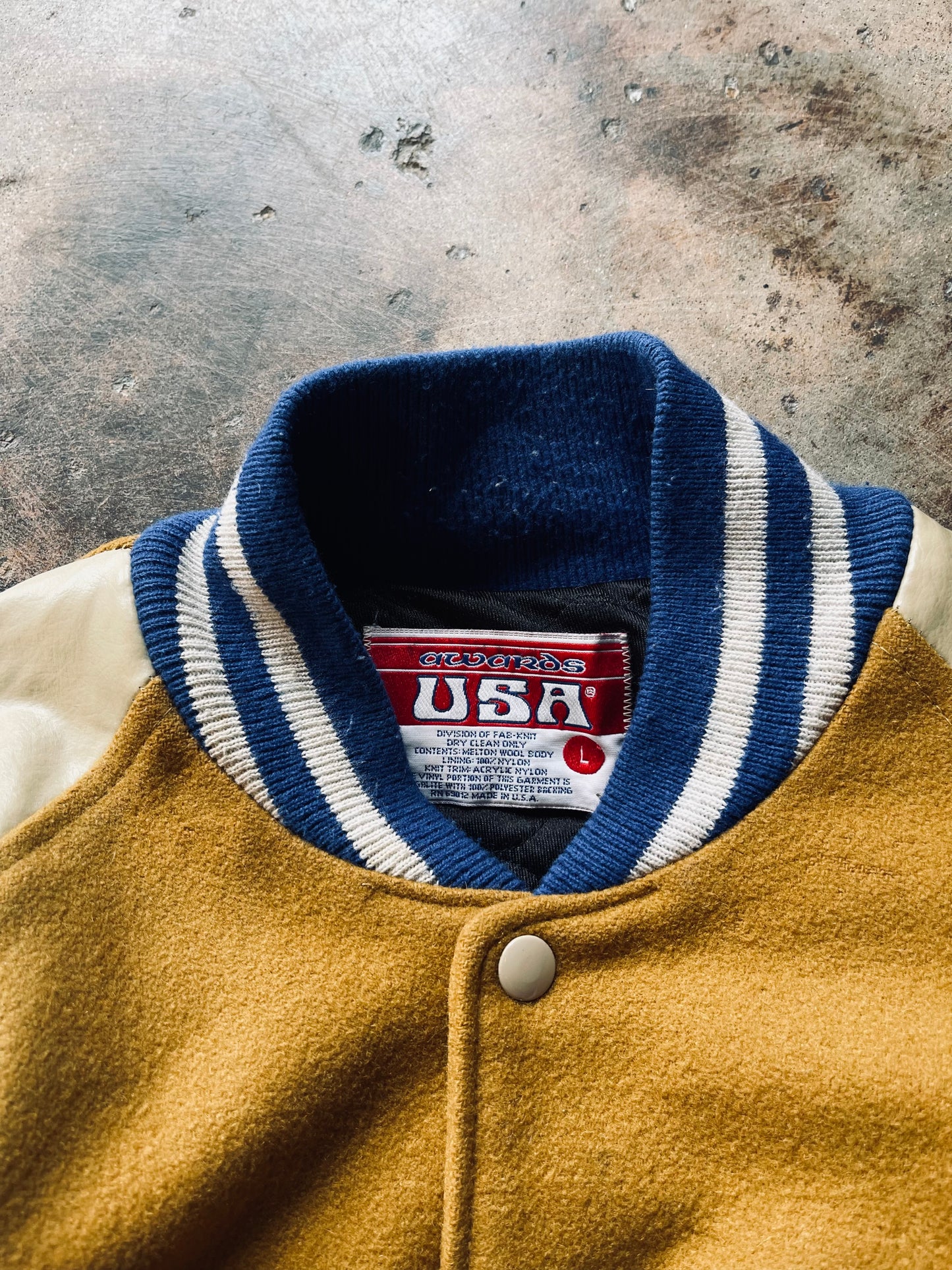 1980’s Awards USA Tennis Letterman Jacket | Large