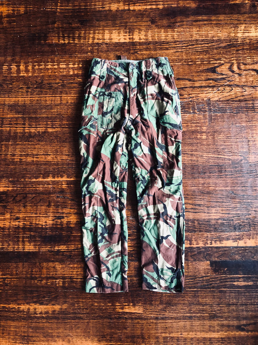 Vintage Camouflage Military Trousers