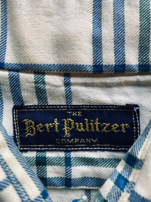 1970s Bert Pulitzer Co Plaid Shirt | Medium