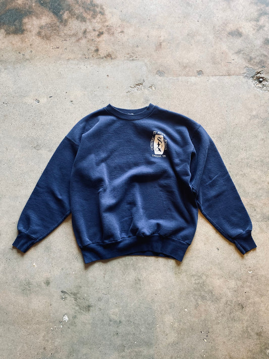 Vintage St. Pius X Catholic School Sweatshirt