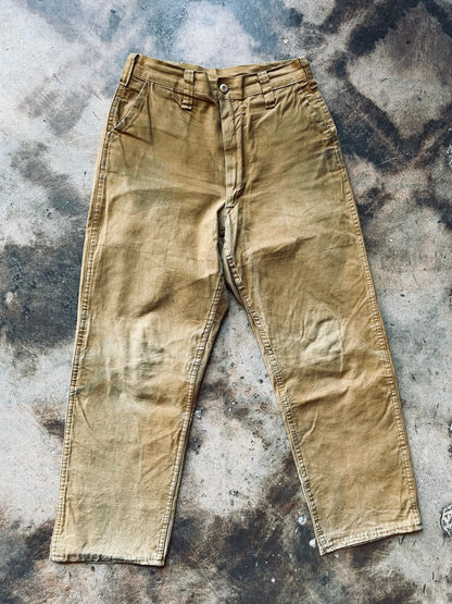 1960’s Brush Master Canvas Hunting Trouser | 30R