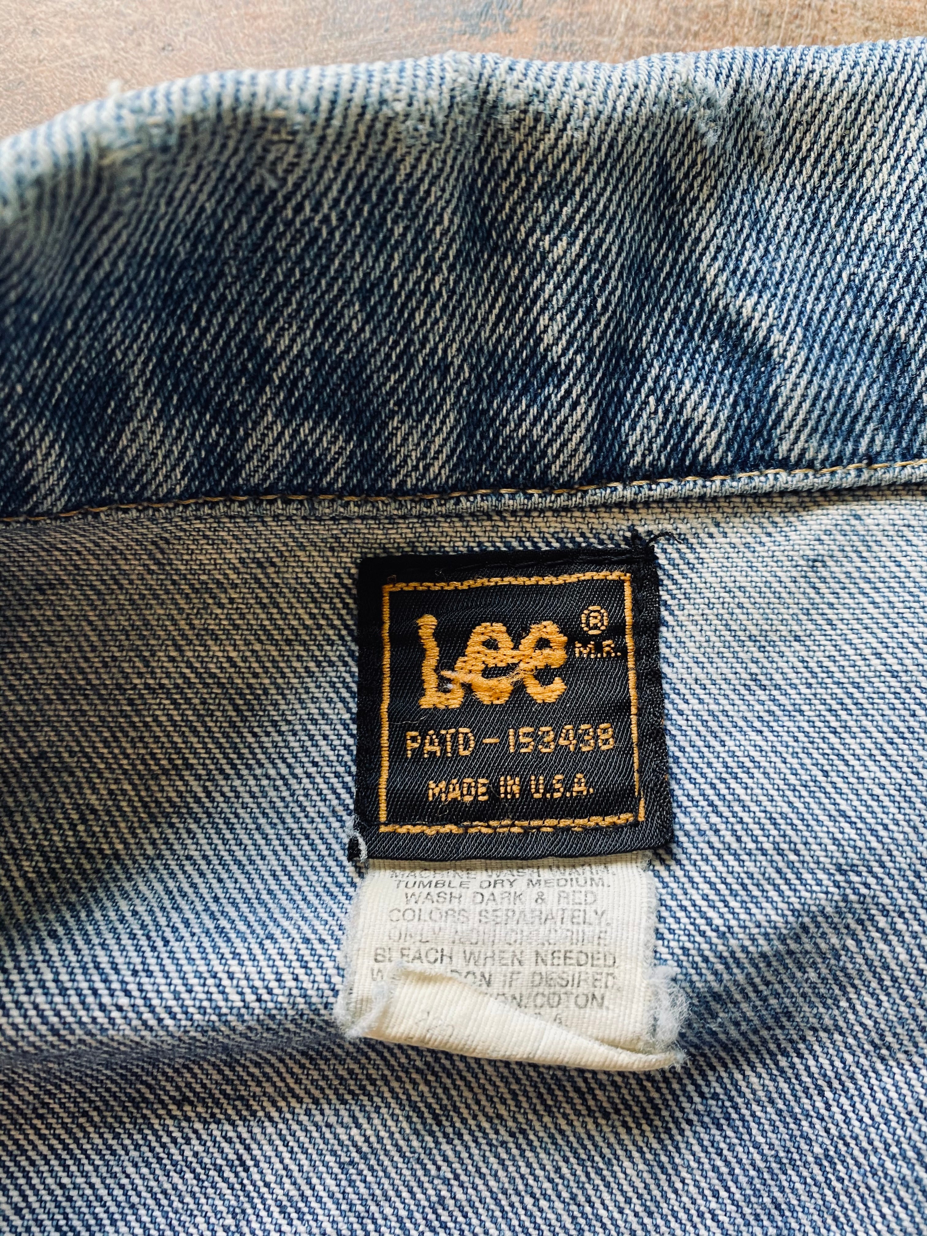 1980’s Lee Rider Denim Jacket | 48R