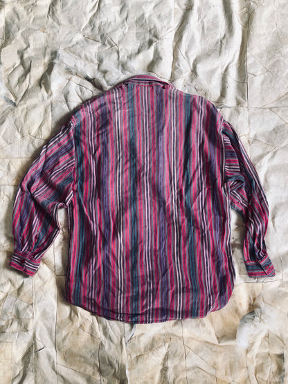 1960’s Multi-Colored Barcode Stripe Shirt