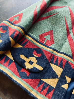 Vintage Handmade Blanket Coat