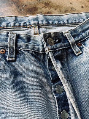 1980’s Levi’s 501 Redline Selvedge Denim | 35X32