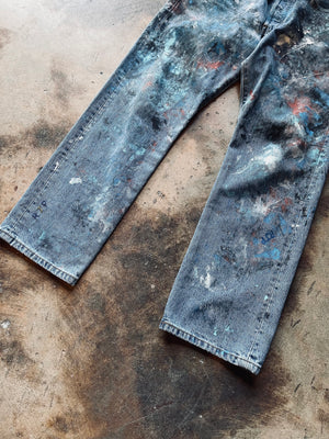 Vintage Levi’s Paint Splatter Denim | 30x28