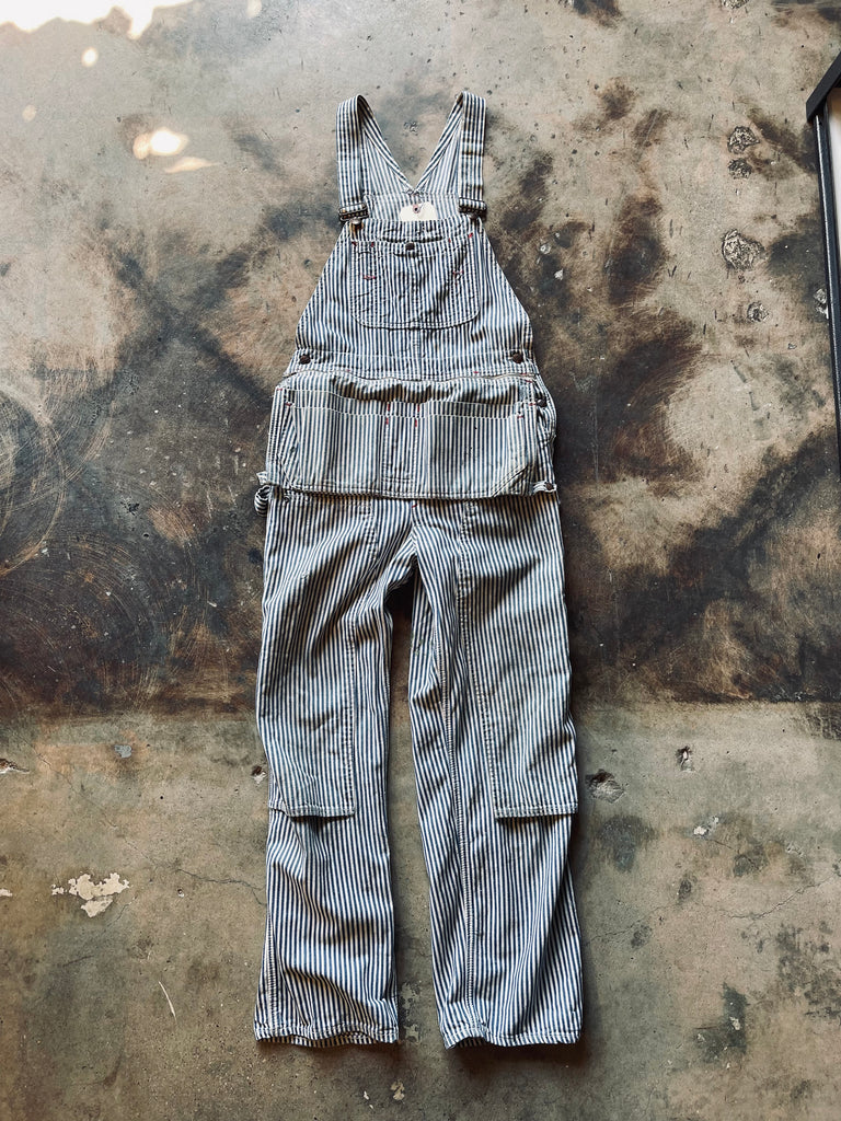 1960's Montgomery Ward Overalls W/ Pouch | 34R – Nylo Wool