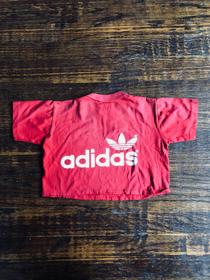 1980’s Kids Adidas Cropped Tee | Kids 8-10