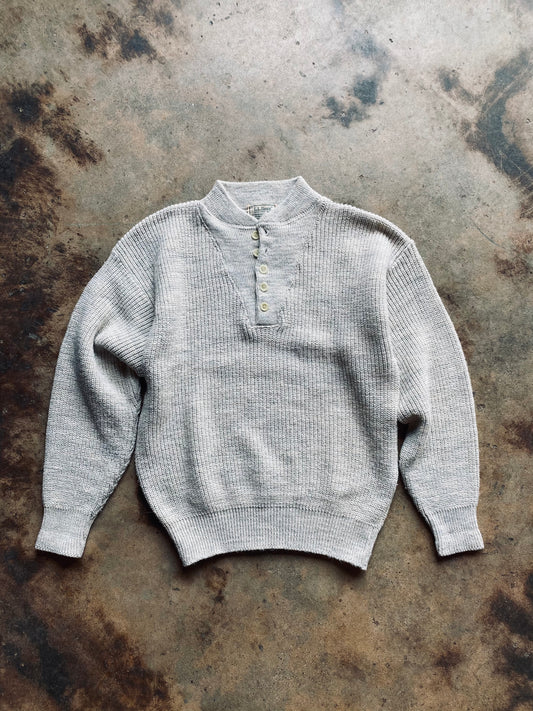 1970s L.L. Bean Military Style 5-Button Sweater