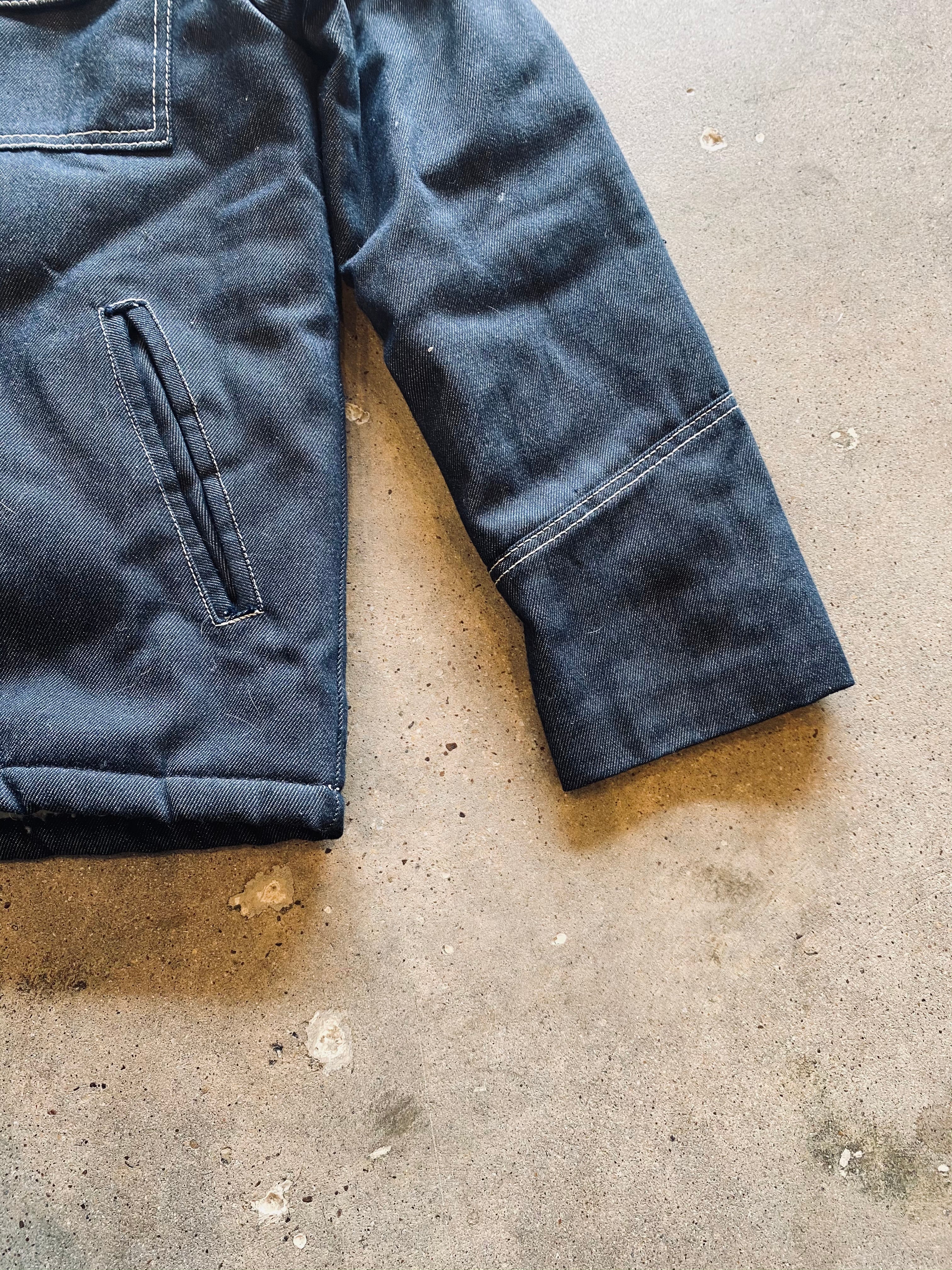 1970s Montgomery Ward Sherpa Line Denim Jacket