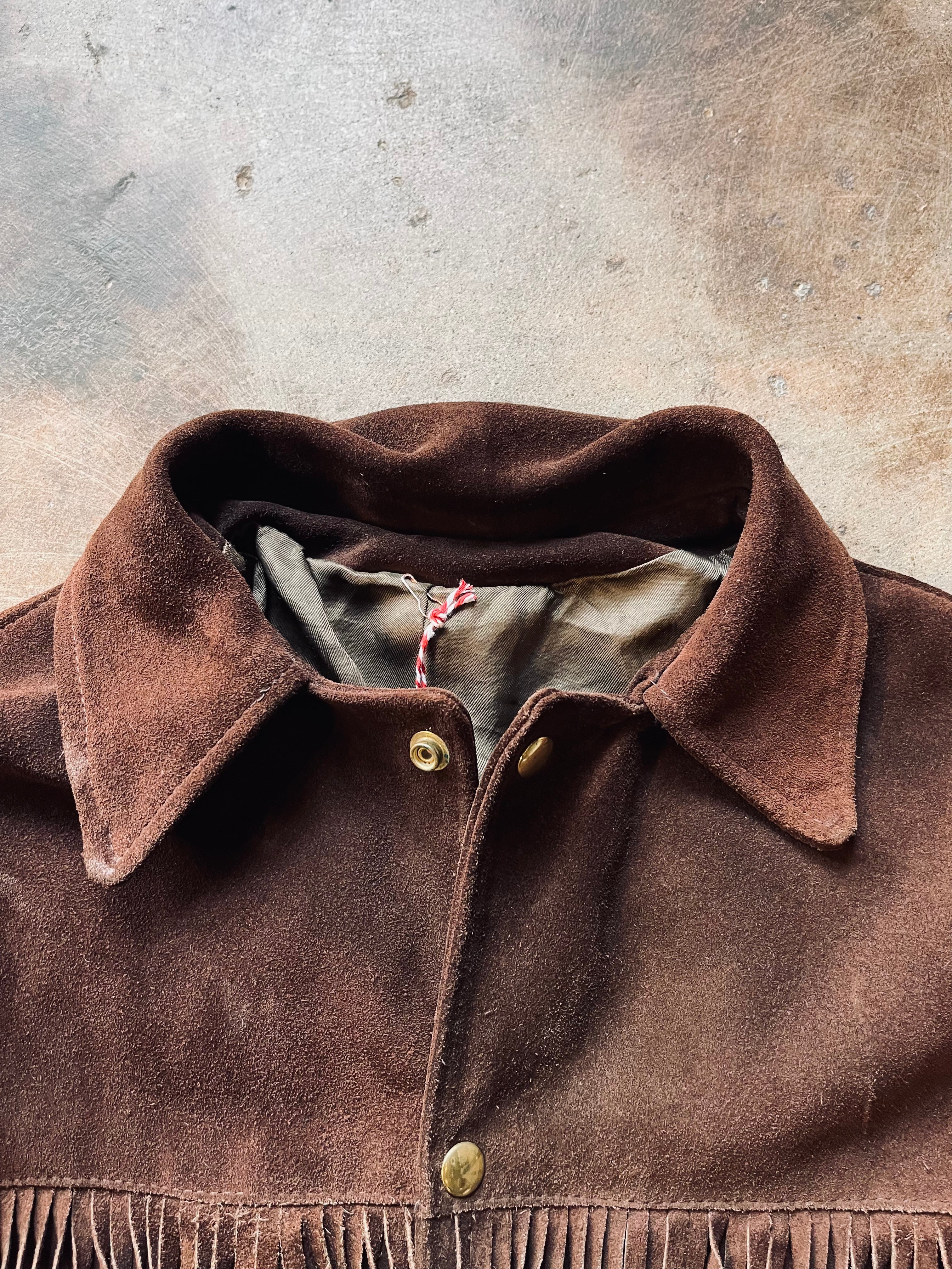 1970’s Western Suede Fringe Jacket | Large