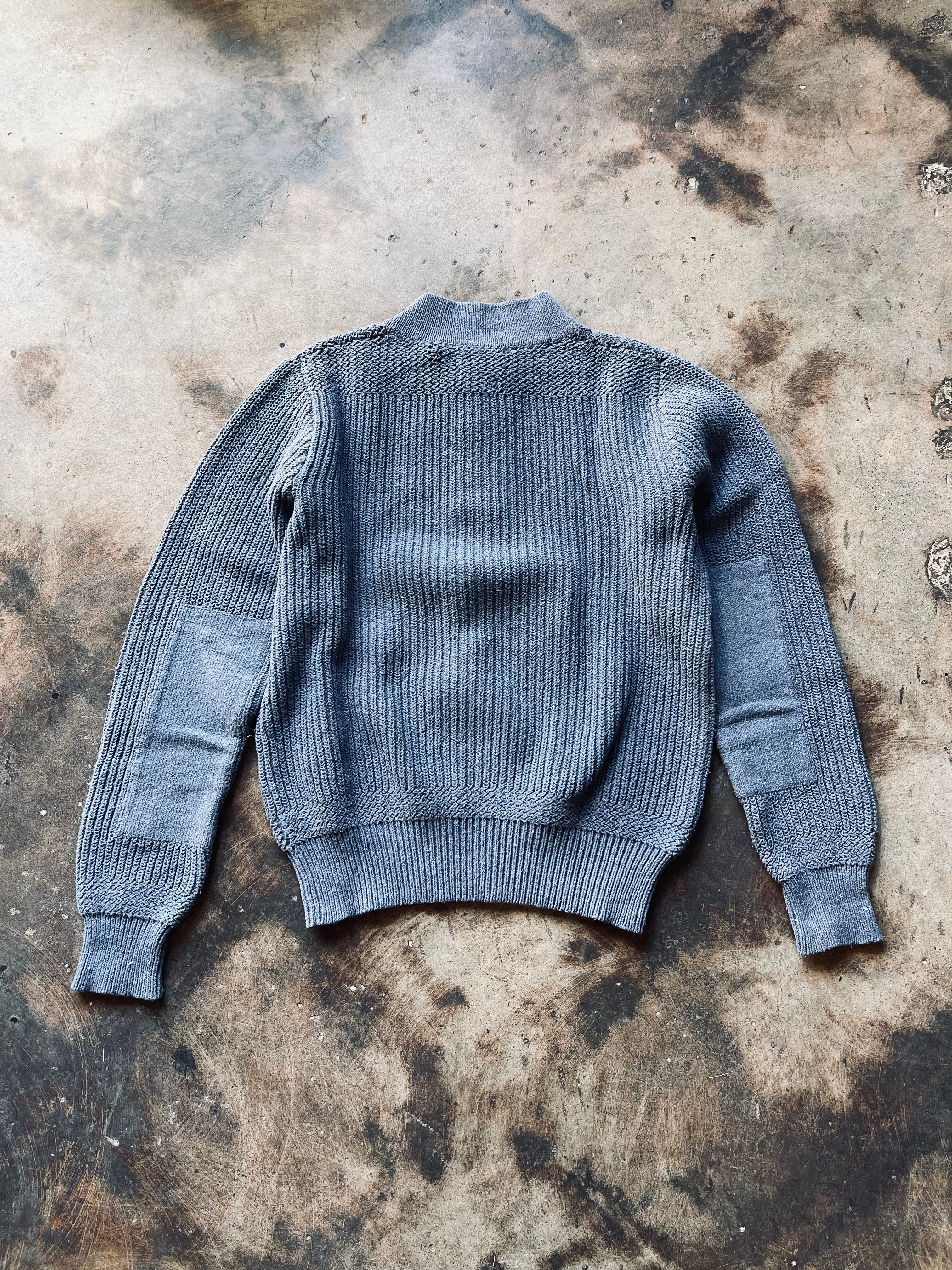 Vintage RRL Heavy Knit Henley Collar Sweater | Large