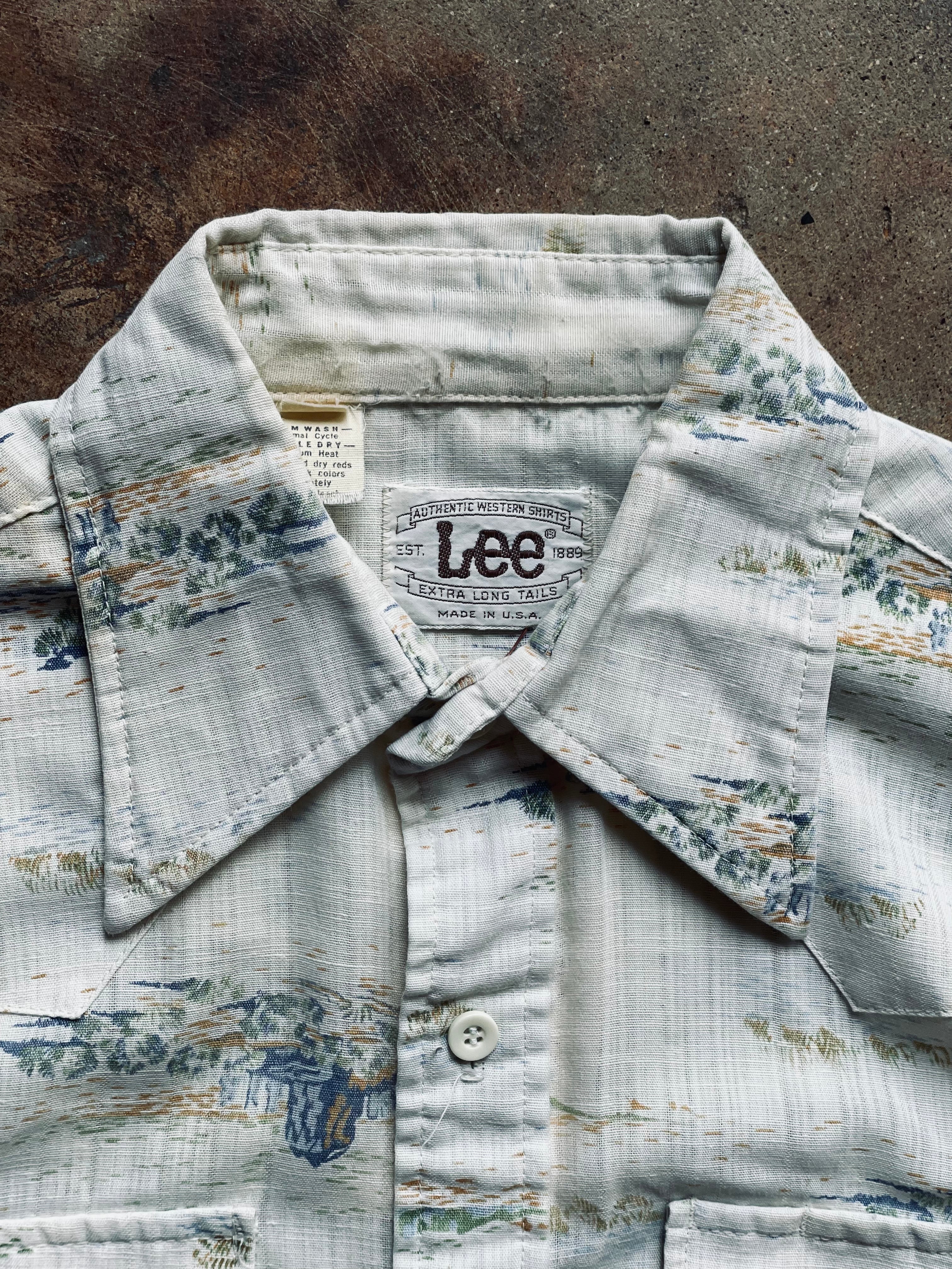 1970’s Lee Scenic Western Print Shirt