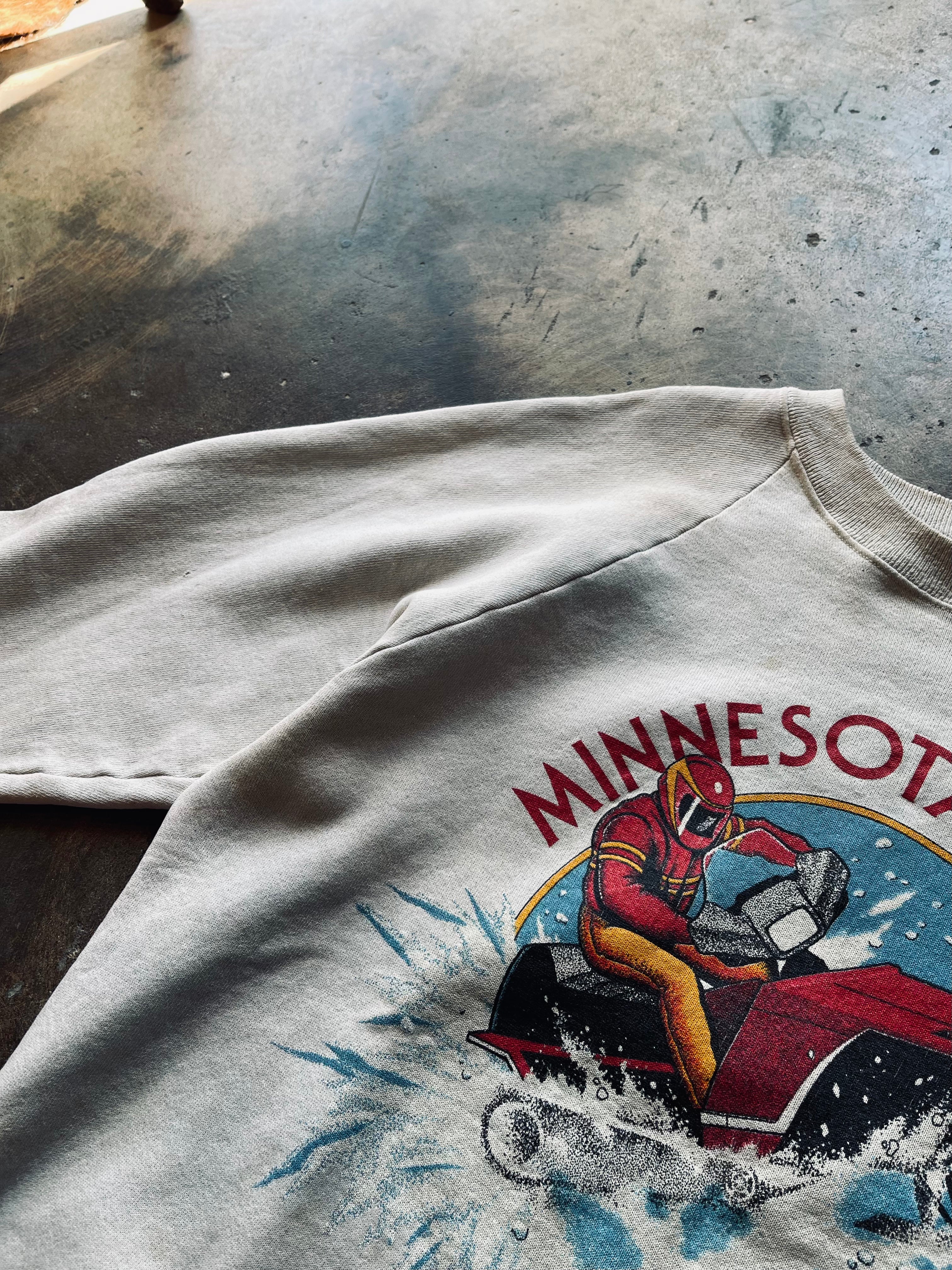 1980’s Raglan Sleeve Minnesota Souvenir Sweatshirt | Medium