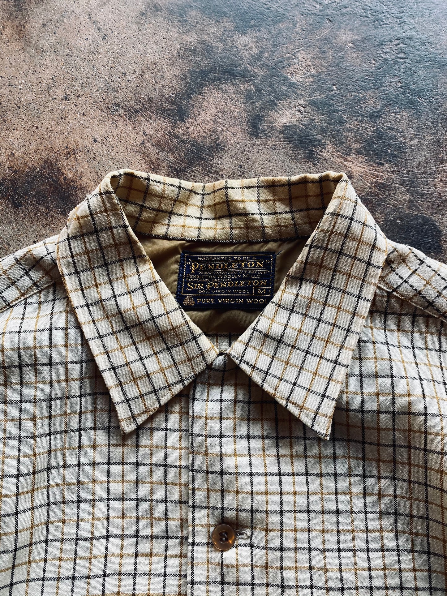 1950s Pendleton Board Shirt | Medium