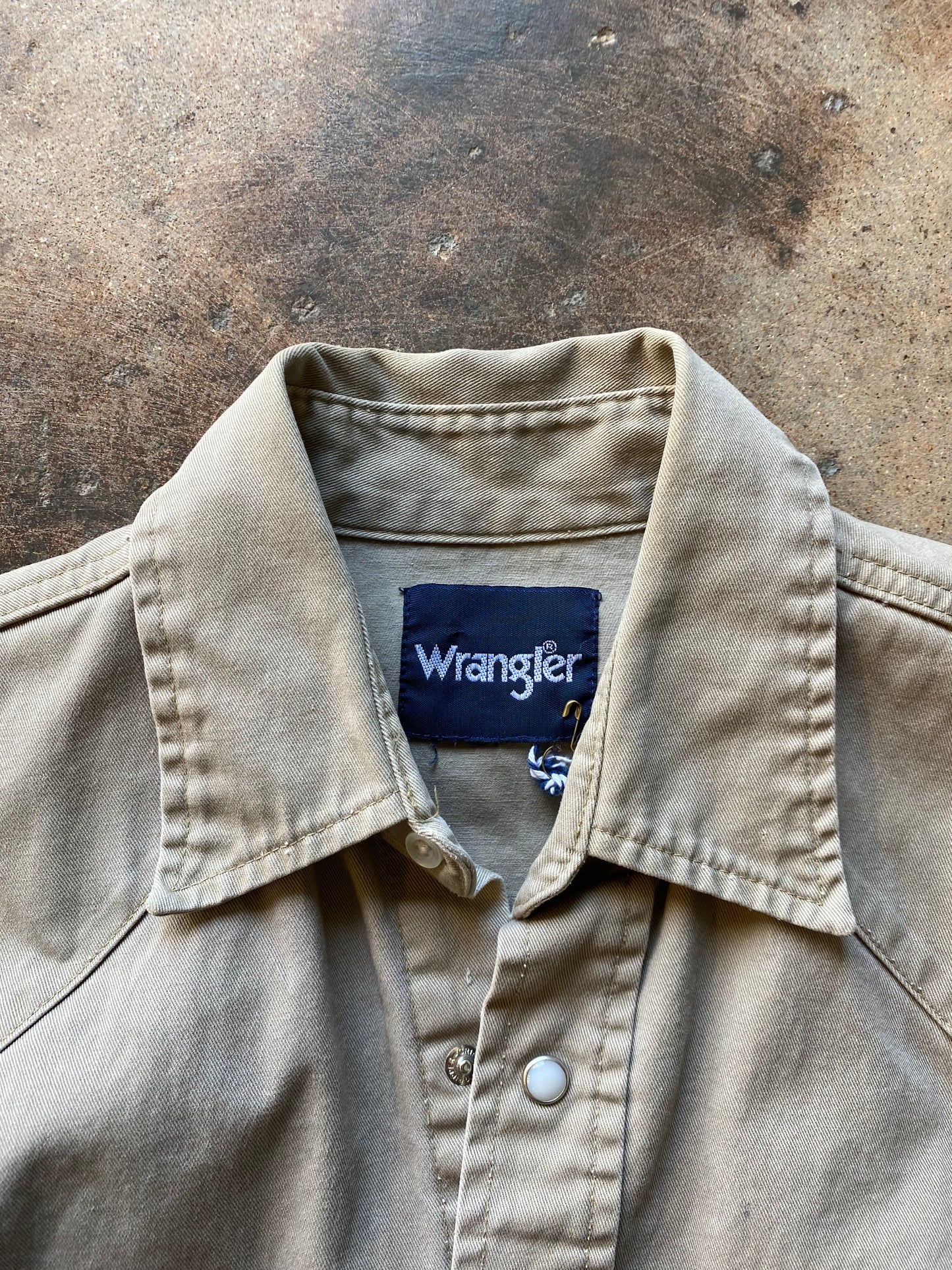 1980s Wrangler Pearl Snap | Medium