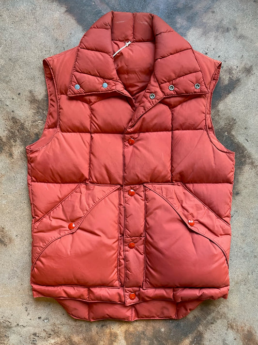 1970’s Down Quilted Vest | Small