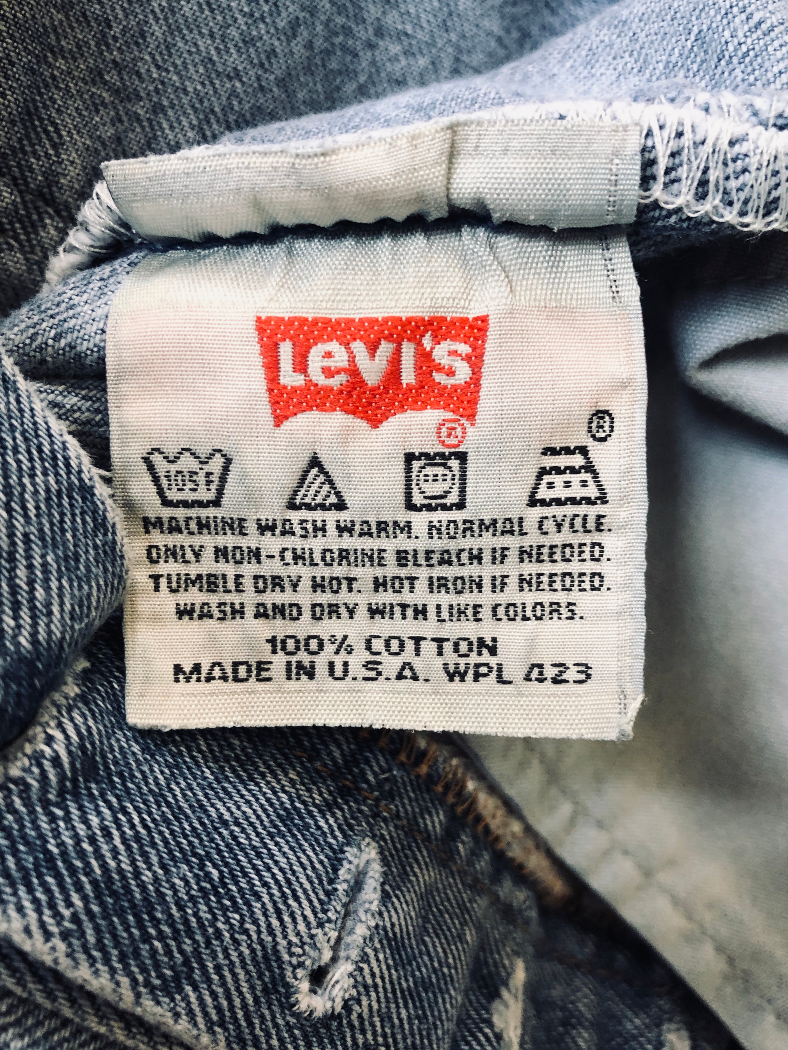 1990’s Levis 501 Button Fly