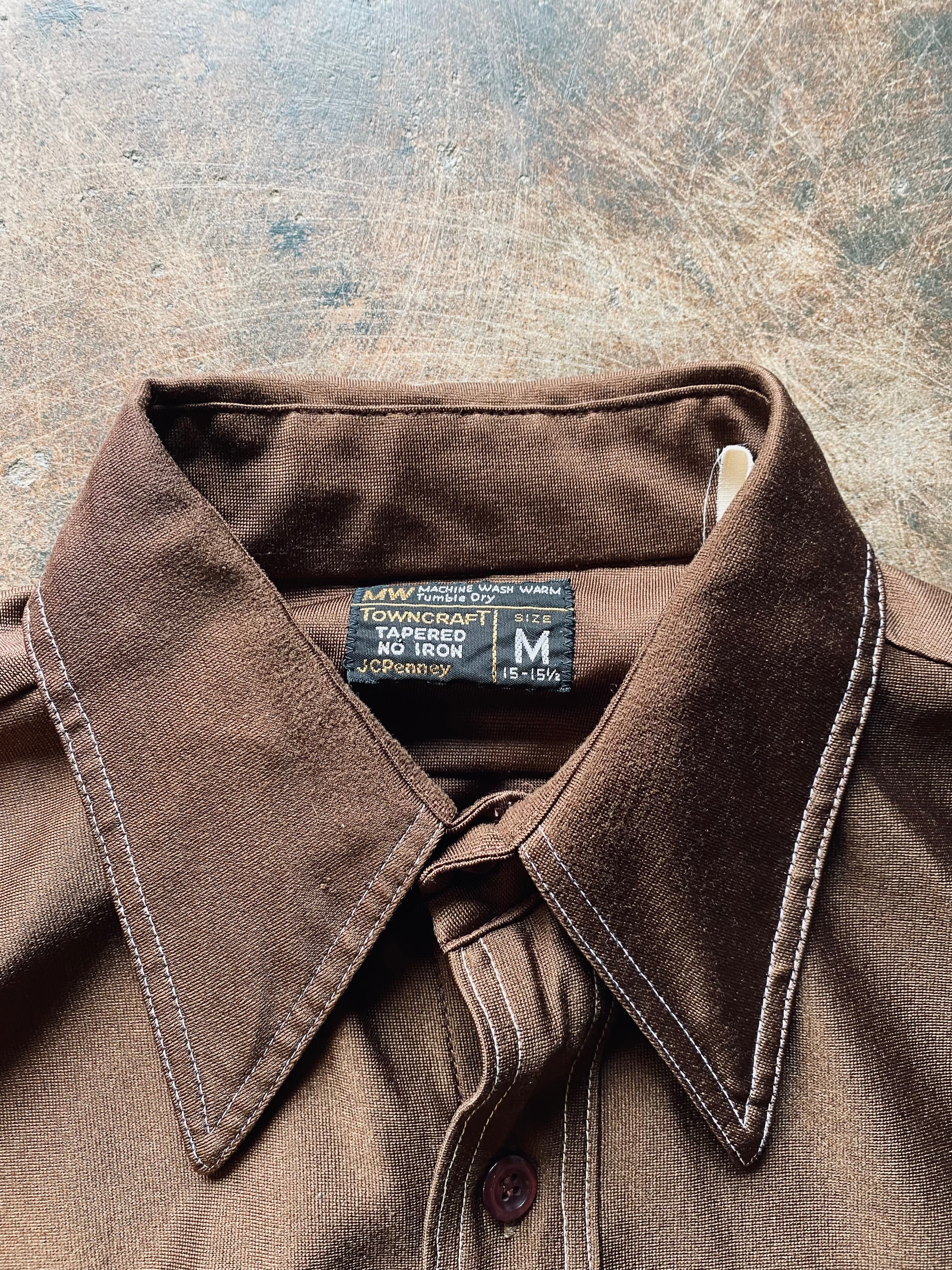 1970s JCPenny Button Up | Medium