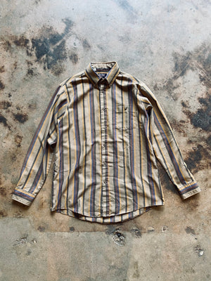 1980s Par Four Striped Oxford Shirt