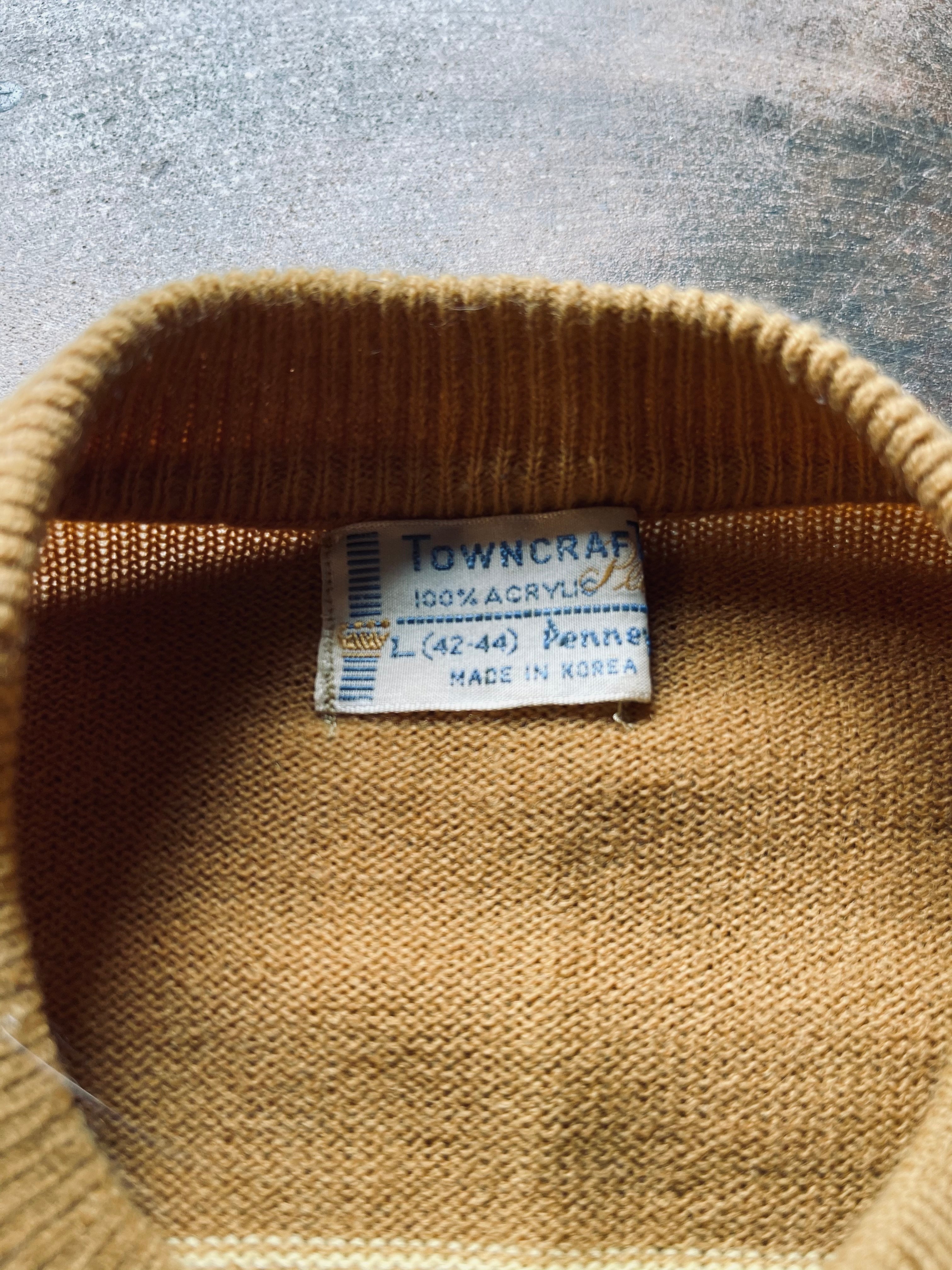 1960s TowncrafT Short Sleeve Knit