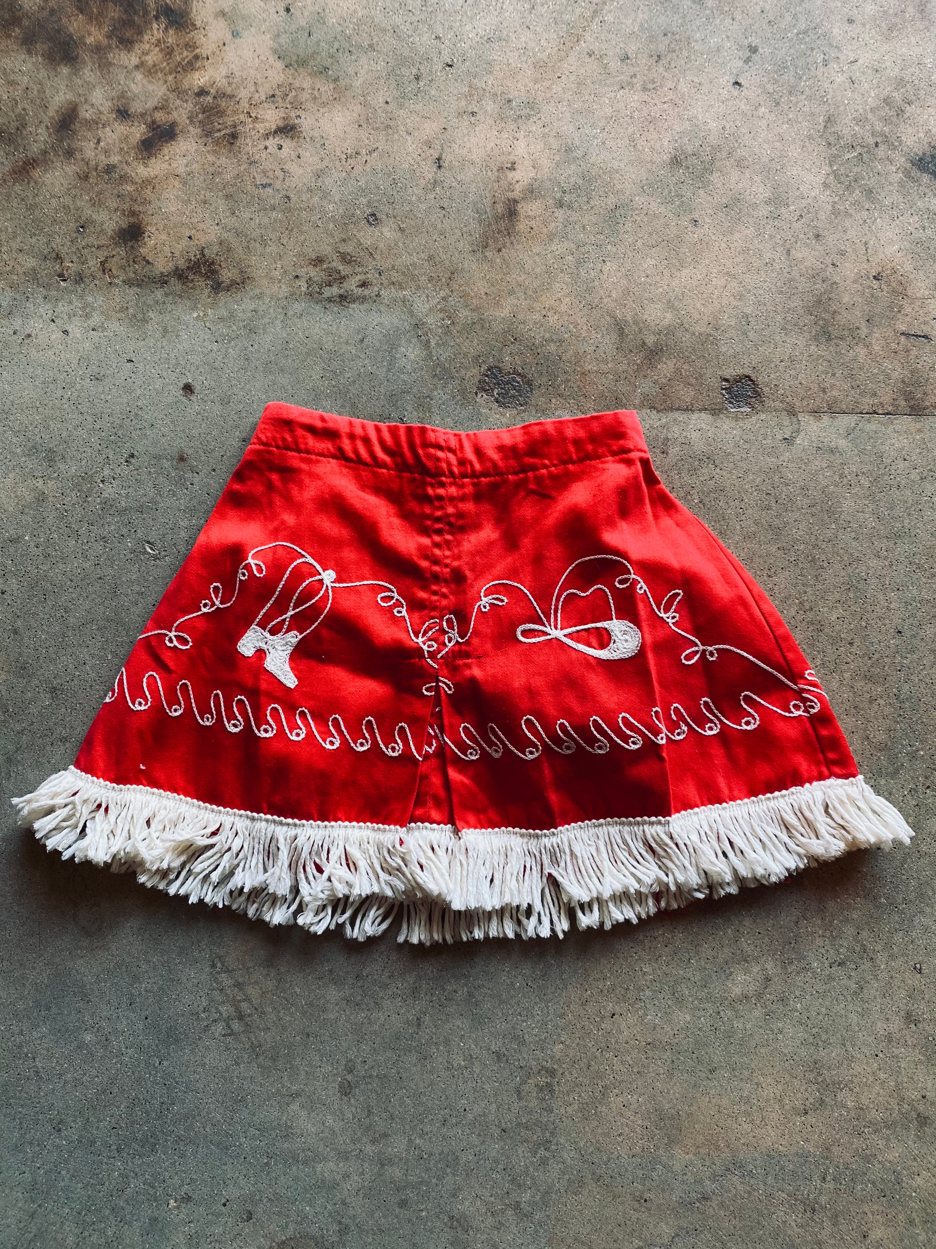 Vintage Western Cowgirl Skirt
