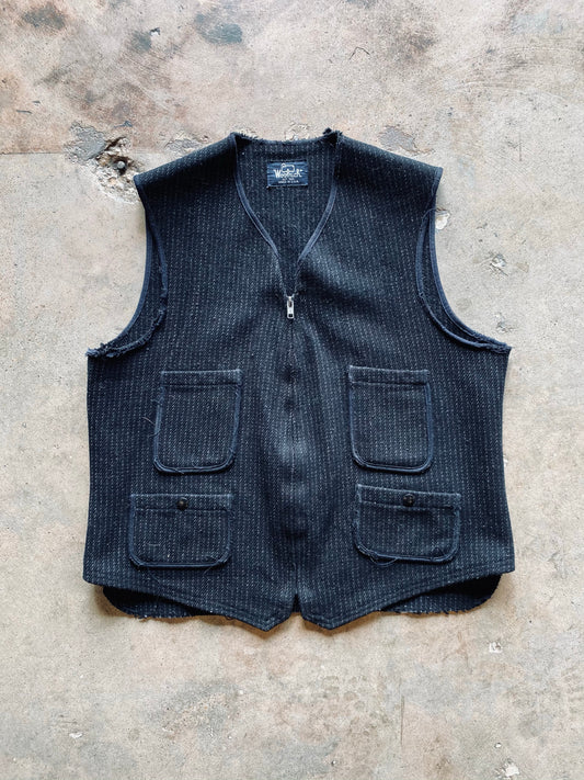 1980s Woolrich Chalk Stripe Vest