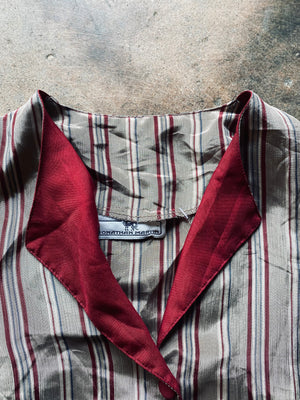 1980s Johnathan Martin Striped Dress | Small