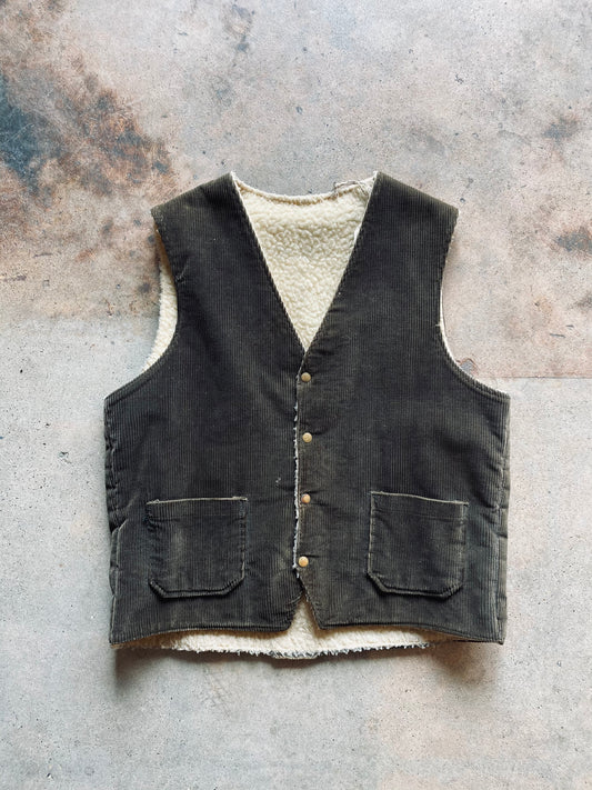 Vintage Corduroy Vest | Medium