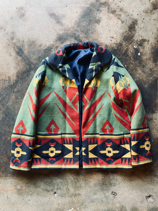 Vintage Handmade Blanket Coat