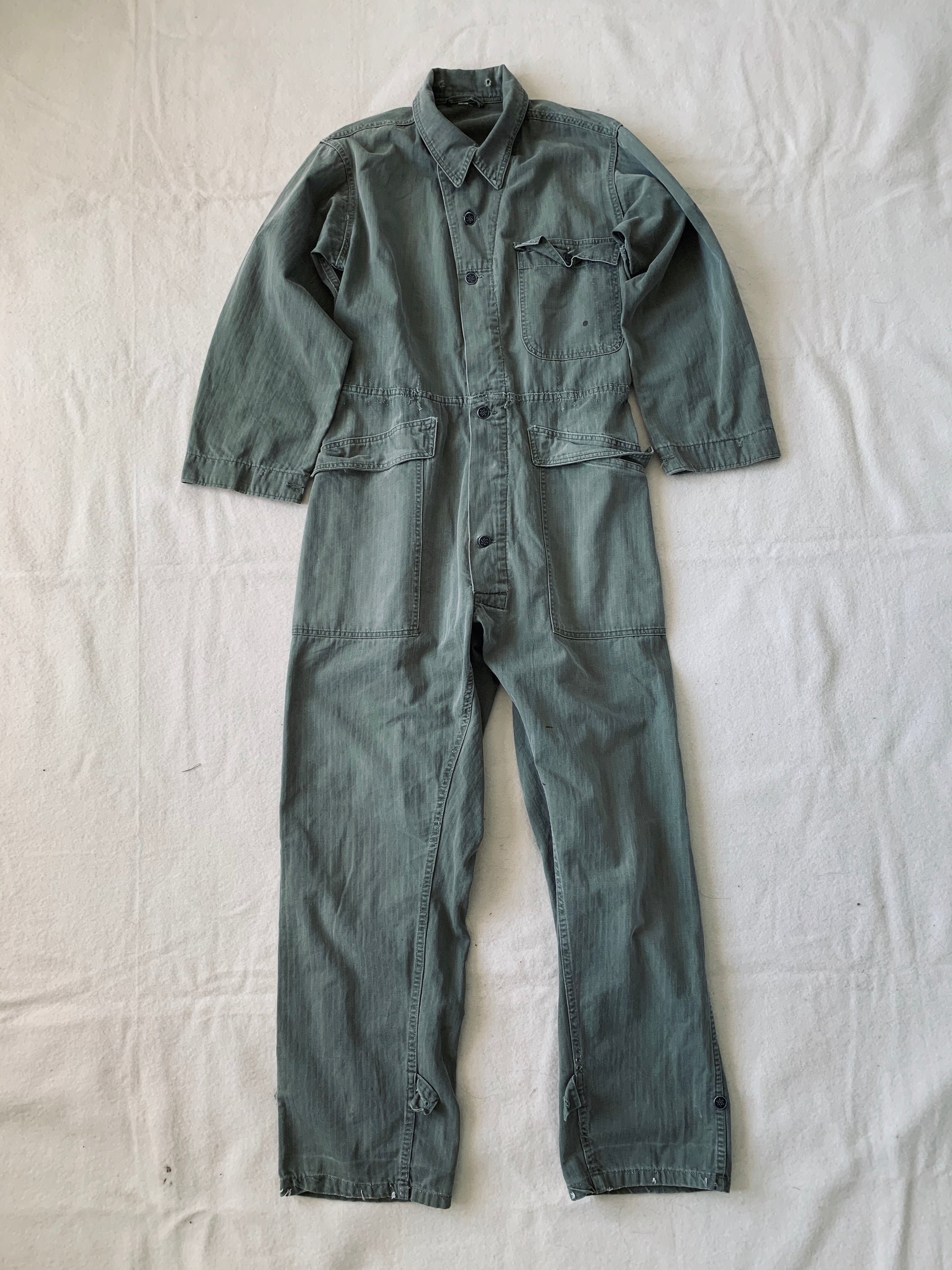 WWII USMC HBT Coverall – Nylo Wool