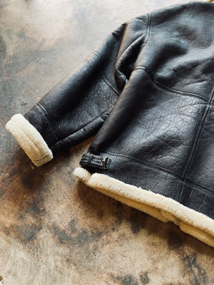 Vintage B-3 Bomber Jacket | Large