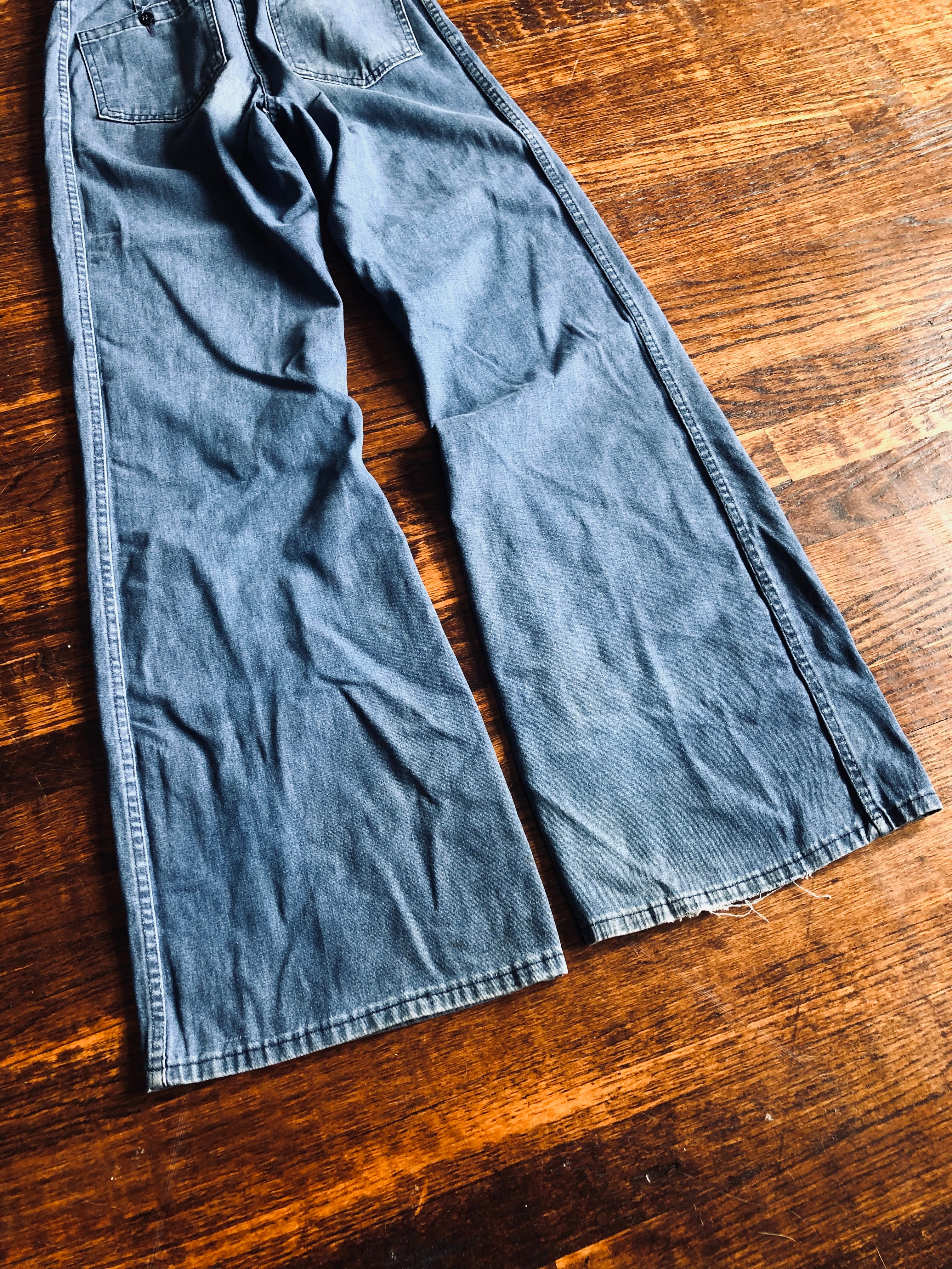 1980's US Naval Denim Trousers | 29L