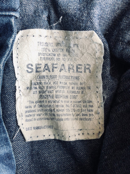 Vintage Seafarer Naval Denim Trousers | 27R