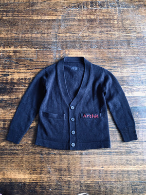 1980s Kids School Cardigan