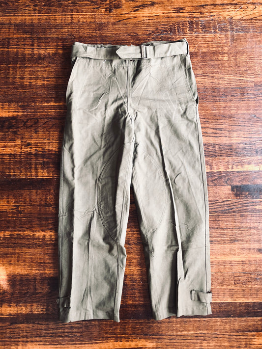 Vintage French Military Motorcycle Trouser