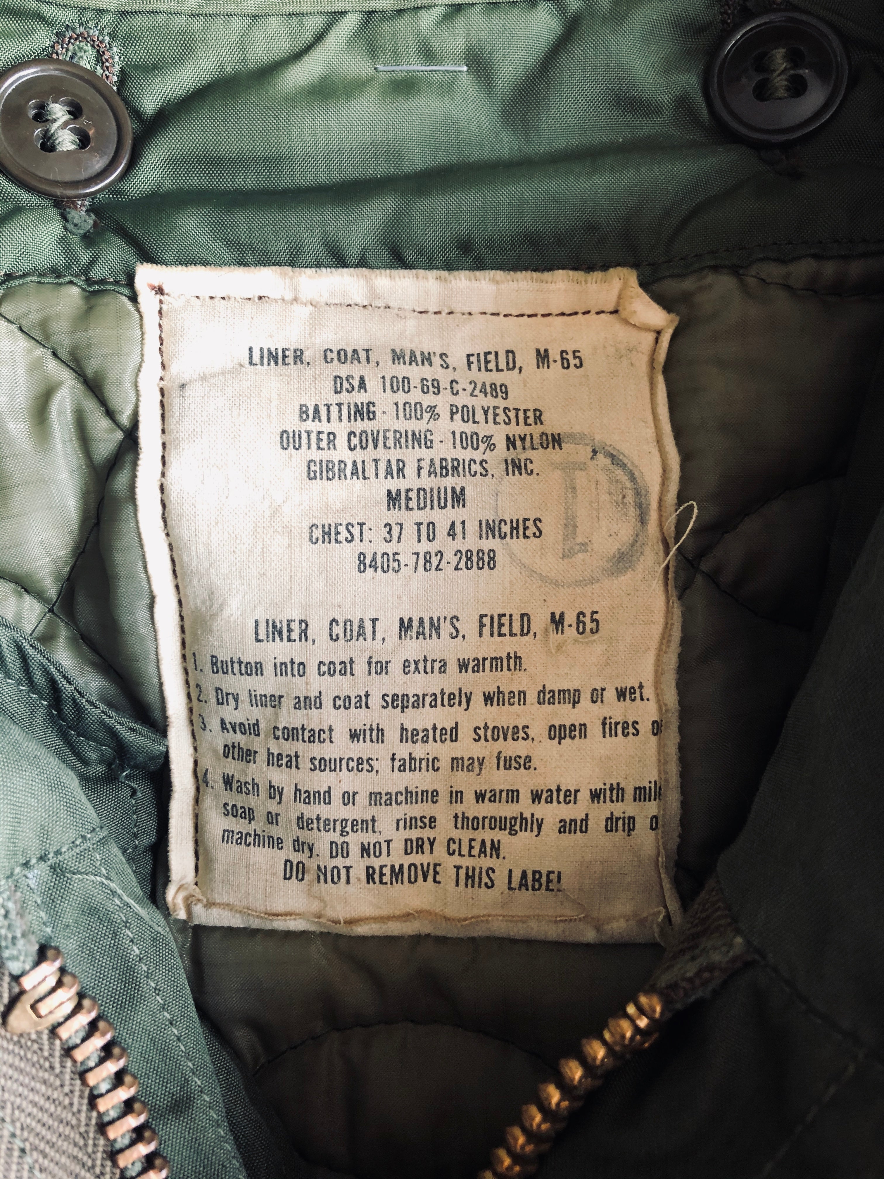 1969 US Army Parka