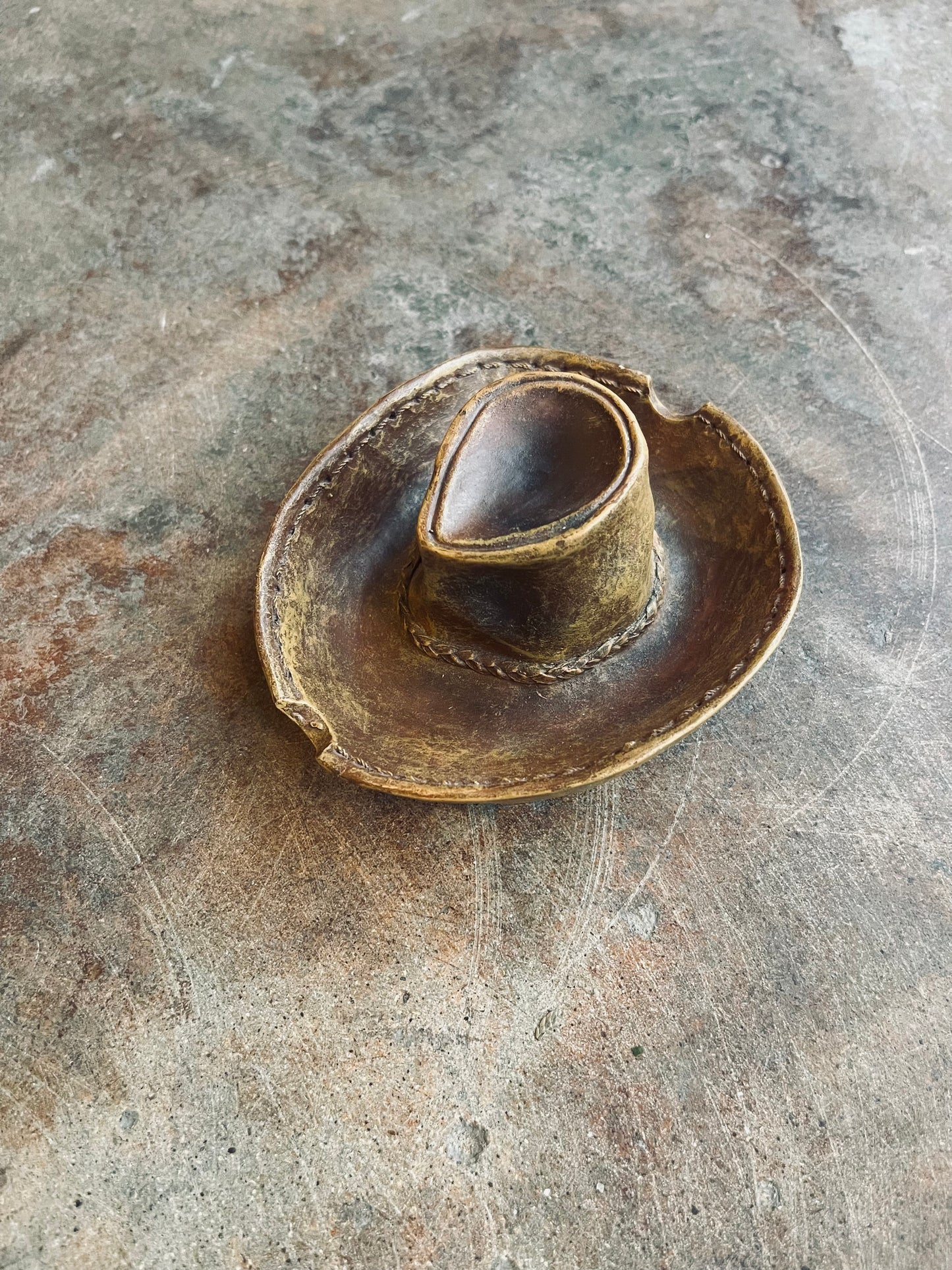 Vintage Cowboy Hat Ashtray